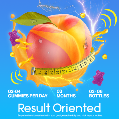 🍑 Maca Plus Gummies (1500mg) | Dietary Supplement for Hips Enlargement, Butt Enhancement, and Hormonal Balance