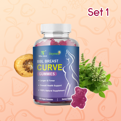 BBL Breast Curve Gummies - Dietary Supplement for Breast Enlargement