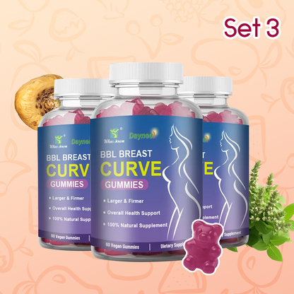 BBL Breast Curve Gummies - Dietary Supplement for Breast Enlargement