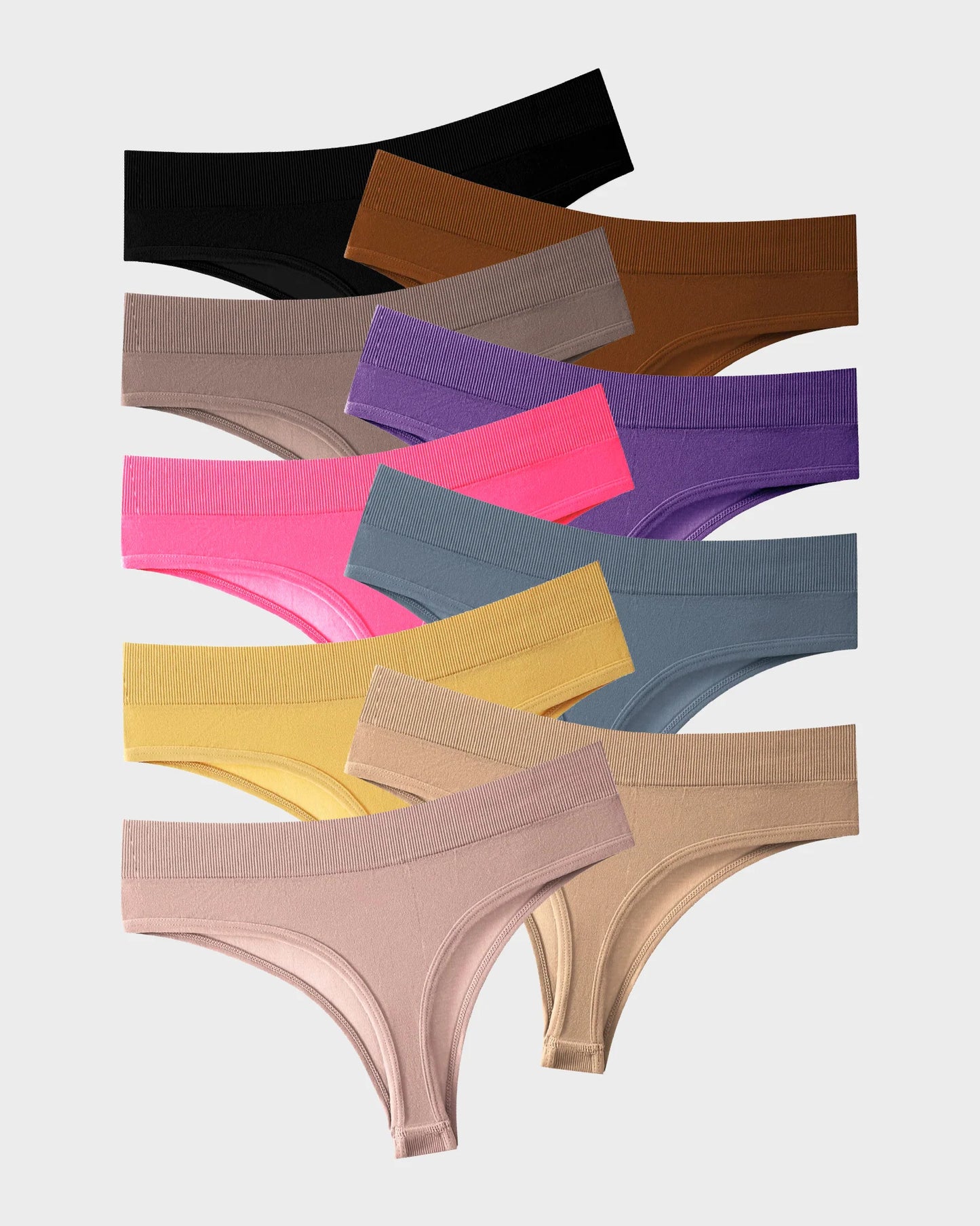 Ultimate Comfort Seamless Sport Thong Panties Everyday Comfort, All-Day Confidence