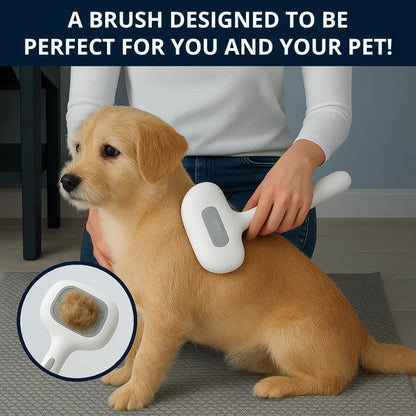 Self-Cleaning Pet Grooming Brush for Dogs & Cats