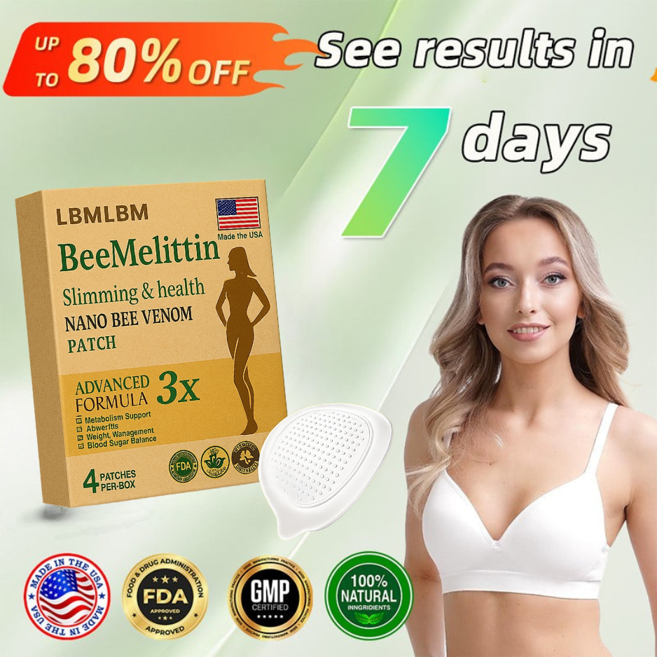 【Last Day Promotion 80% OFF🔥】FDA Official: LBMLBM™ BeeMelittin Slimming Patch – Fat Burning, Cellulite Reduction & Body Shaping（Zero Pain, 24/7 Release | Lose 20lbs FAST | 90% Sugar Drop | ）🔥🎁
