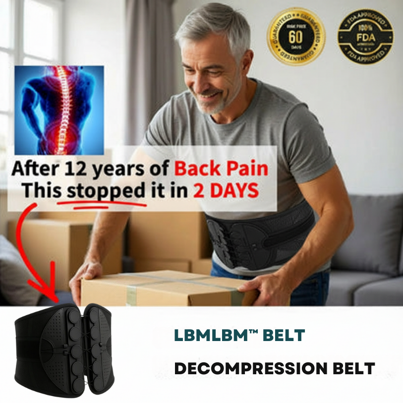 LBMLBM™ Orthopedic Lumbar Support Belt-For Sciatica, Herniated Disc & Chronic Back Pain