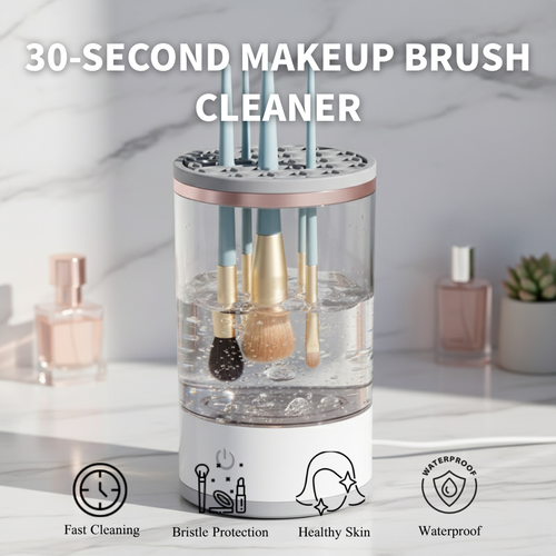 💧30-second Automatic Makeup Brush Cleaner for Ageless Skin & Pristine Makeup