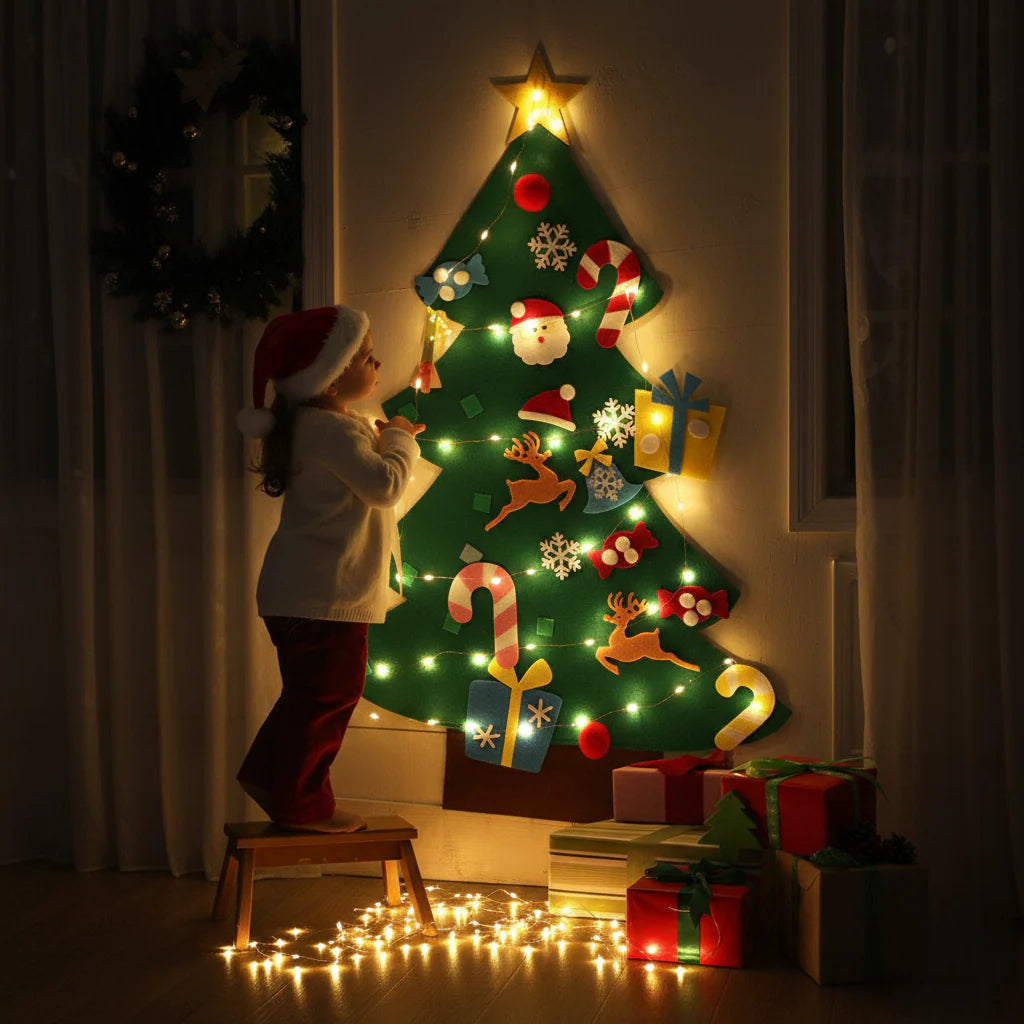 Felt Christmas Tree for Toddlers