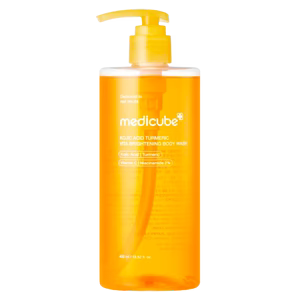 Reveal Brighter, Smoother Skin — Every Shower  Kojic Acid + Turmeric Brightening Body Wash