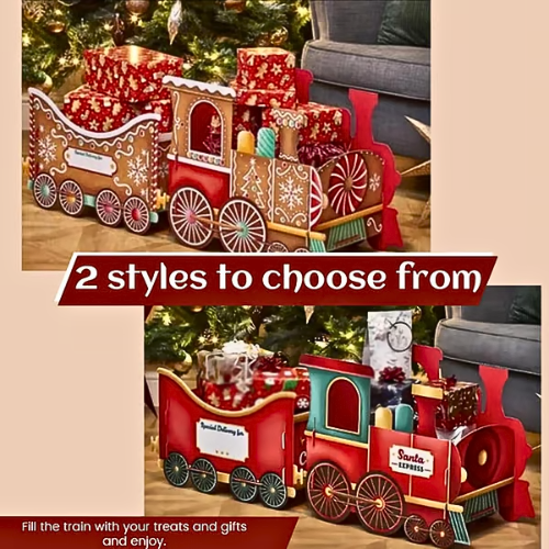 🎄 Handcrafted Christmas Train Gifts – $31.99 Limited Price! Perfect Holiday Surprise for Kids & Collectors!