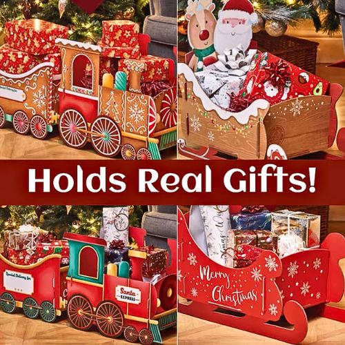 🎄 Handcrafted Christmas Train Gifts – $31.99 Limited Price! Perfect Holiday Surprise for Kids & Collectors!