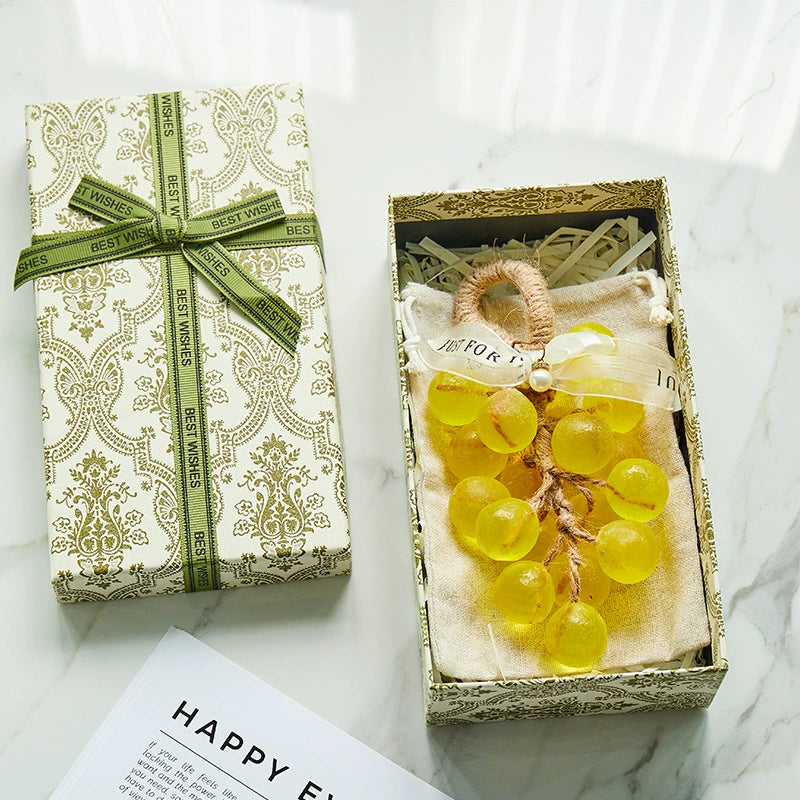 🍇 High-Quality Medical-Grade Grape Soap on a Rope: Handmade Cluster Soap（One material pack can make 2 strings.）