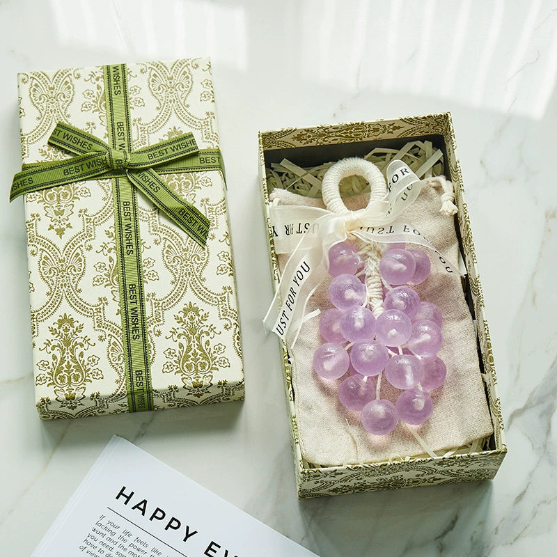 🍇 High-Quality Medical-Grade Grape Soap on a Rope: Handmade Cluster Soap（One material pack can make 2 strings.）