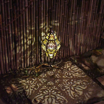 Luxury Baroque Moroccan Style Hollow Projection Lantern