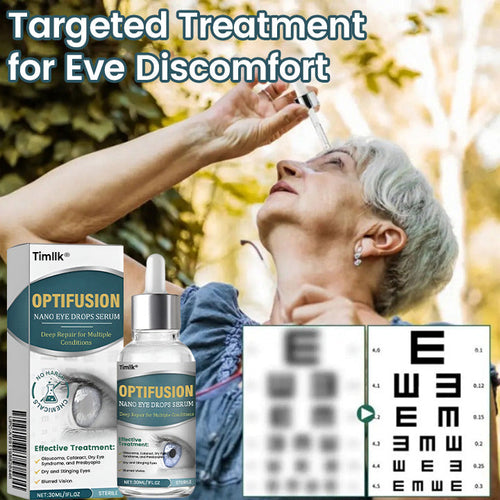 𝗧𝗶𝗺𝗹𝗹𝗸® OptiFusion Nano Eye Drops Serum - Nano-Technology Eye Drops for Root Cause Vision Repair