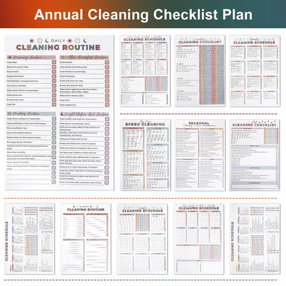 Household Daily Cleaning Schedule Planner