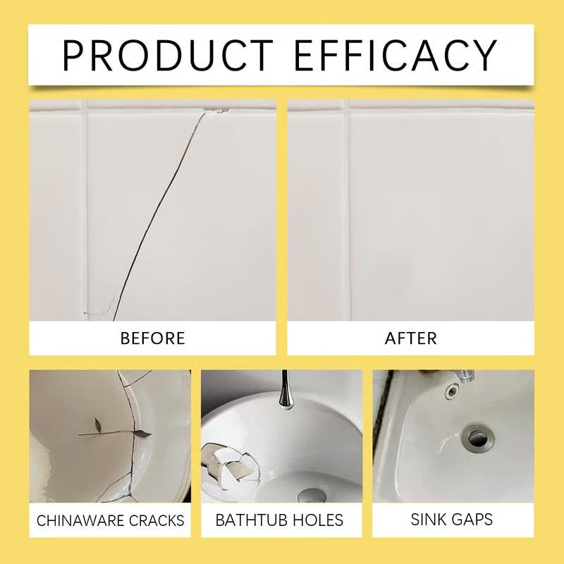 🔧Quick-Drying Tile Repair Glue - Complete Tool Kit for DIY – Fix Cracks Permanently in Minutes!✨