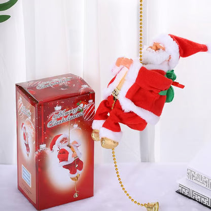 🎅Electric Bead Climbing Santa Claus Musical Toy