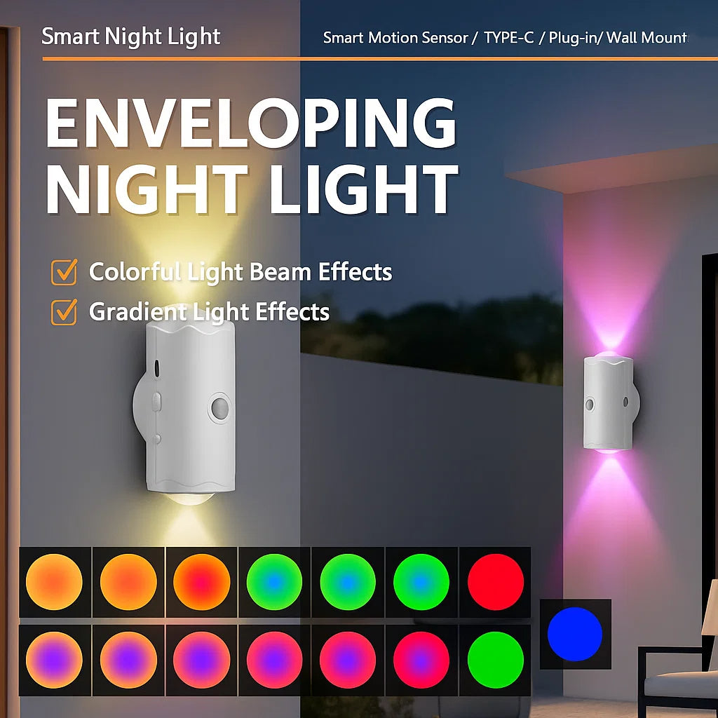 🎄 Christmas Magic: Your Smart Sensor Night Light!