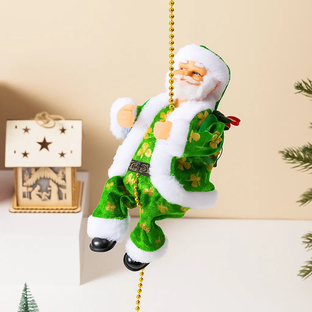 🎅Electric Bead Climbing Santa Claus Musical Toy