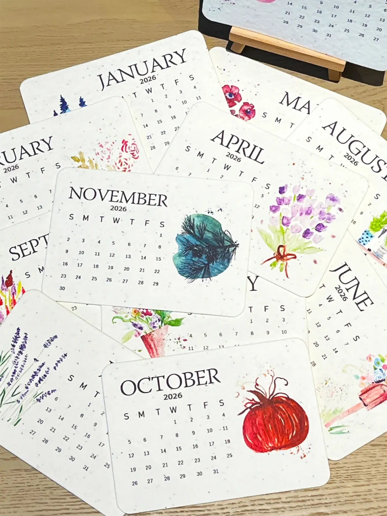 🌸New Arrivals Limited Time Offer 🌱Eco-Friendly Plantable Love Seed Calendar 2026