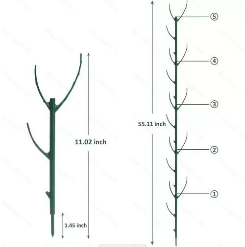 💕💖🌿 5 Pack Plant Support Stakes