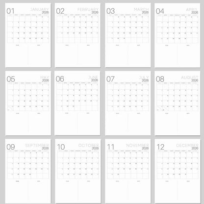 ✨2026 Bucket List Spiral Calendar: Slow Down & Savor the Seasons📅