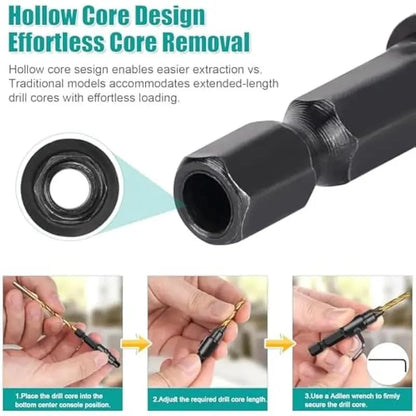 🔥Last Day 49% OFF - 🛠️5PCS Countersink Drill Bit Set – ✨Precision Drilling for Perfect Screw Holes