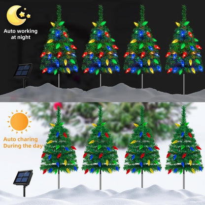 🎄Christmas Flash Deal 🎁 4-in-1 Aurora Haven Solar Powered Christmas Tree