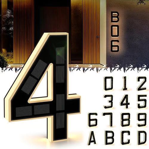 🔥Lighted House Numbers for Outside