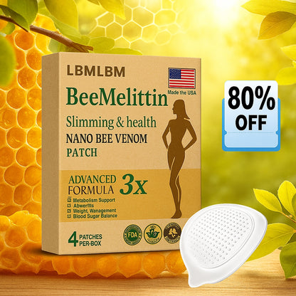【Last Day Promotion 80% OFF🔥】FDA Official: LBMLBM™ BeeMelittin Slimming Patch – Fat Burning, Cellulite Reduction & Body Shaping（Zero Pain, 24/7 Release | Lose 20lbs FAST | 90% Sugar Drop | ）🔥🎁
