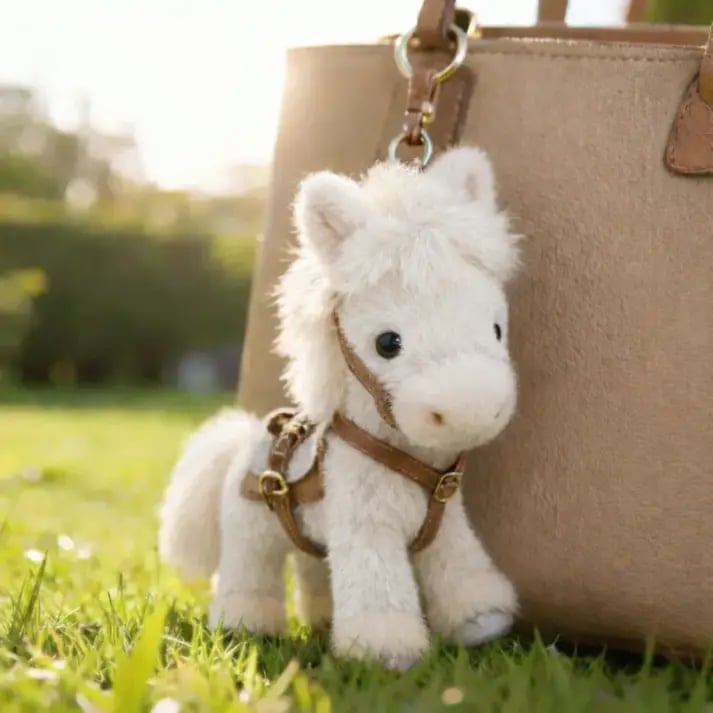 🔥LAST DAY 49% OFF🐎Plush Pony Bag Charm and Keychain