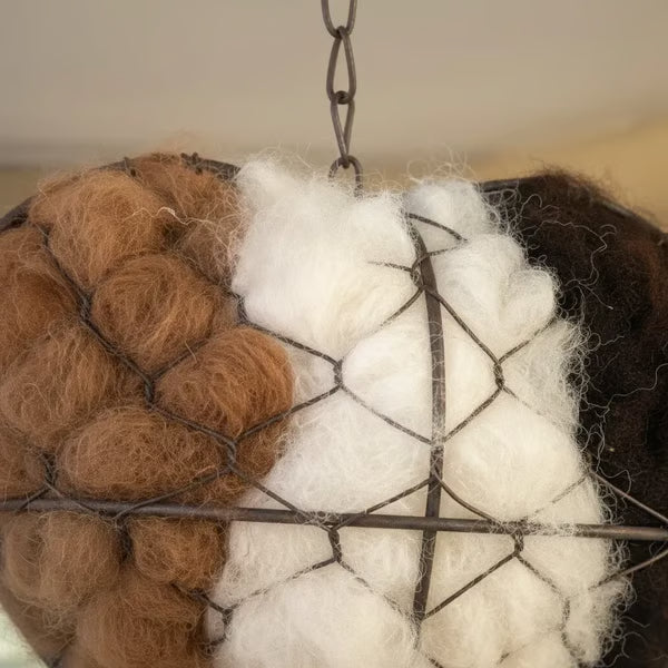 🏆Flash Sale⚡ 50K+ SOLD! Almost Gone-Handmade Alpaca Fiber Bird Nesting Heart-🕊️