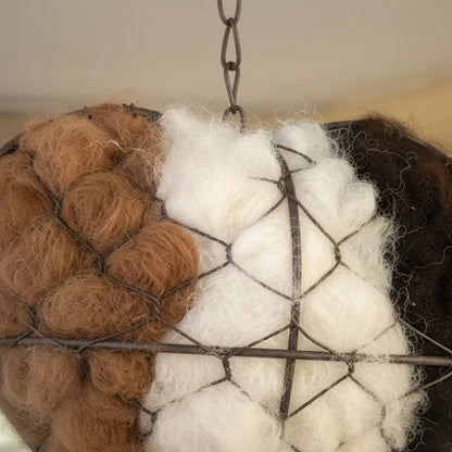 🏆Flash Sale⚡ 50K+ SOLD! Almost Gone-Handmade Alpaca Fiber Bird Nesting Heart-🕊️