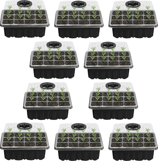 Adjustable Humidity Seed Starter Trays