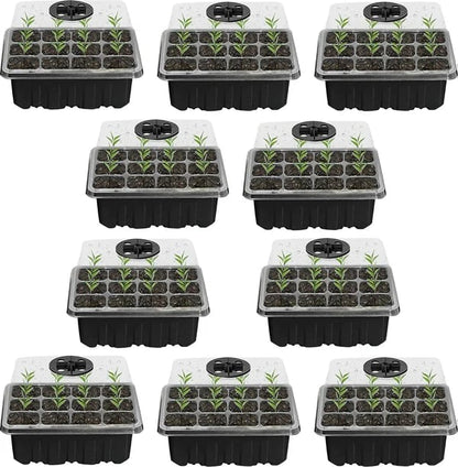 Adjustable Humidity Seed Starter Trays