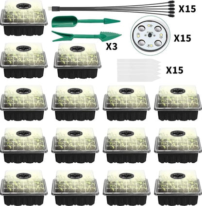 Adjustable Humidity Seed Starter Trays