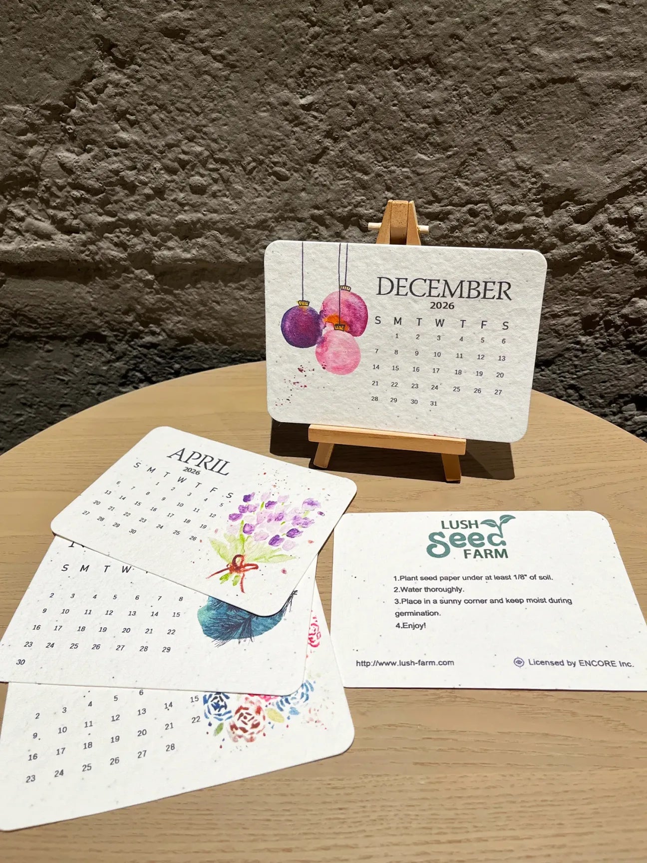🌸New Arrivals Limited Time Offer 🌱Eco-Friendly Plantable Love Seed Calendar 2026