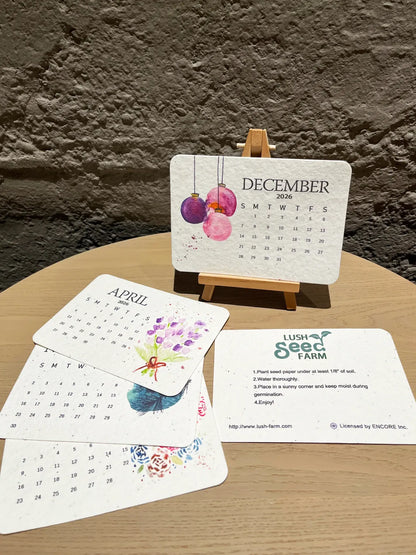 🌸New Arrivals Limited Time Offer 🌱Eco-Friendly Plantable Love Seed Calendar 2026