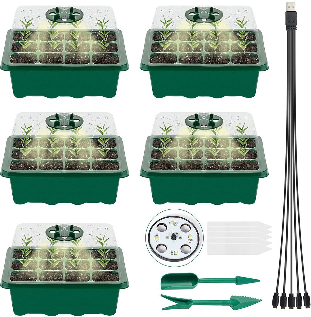 Adjustable Humidity Seed Starter Trays