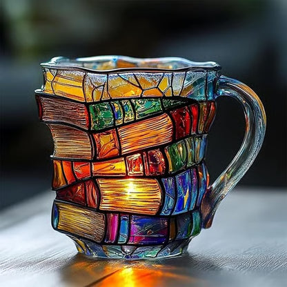 📚3D Painted Book Mug🍵
