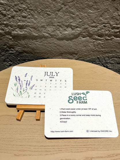 🌸New Arrivals Limited Time Offer 🌱Eco-Friendly Plantable Love Seed Calendar 2026