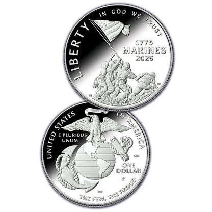U.S.Marine corps 250th Anniversary Proof coin-Brilliant Uncirculated