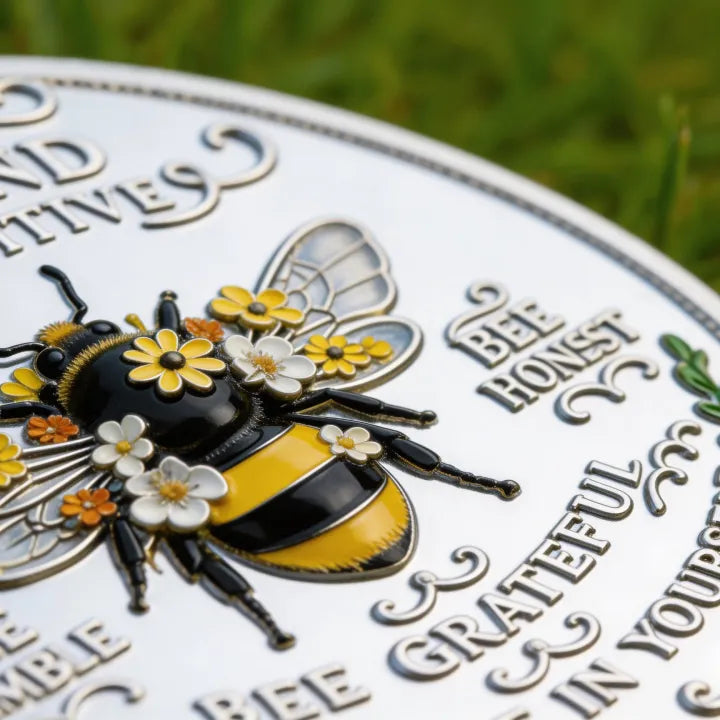 🏆NEW YEAR 60% OFF - Bee Kind Positivity Commemorative Coin 🐝🌼