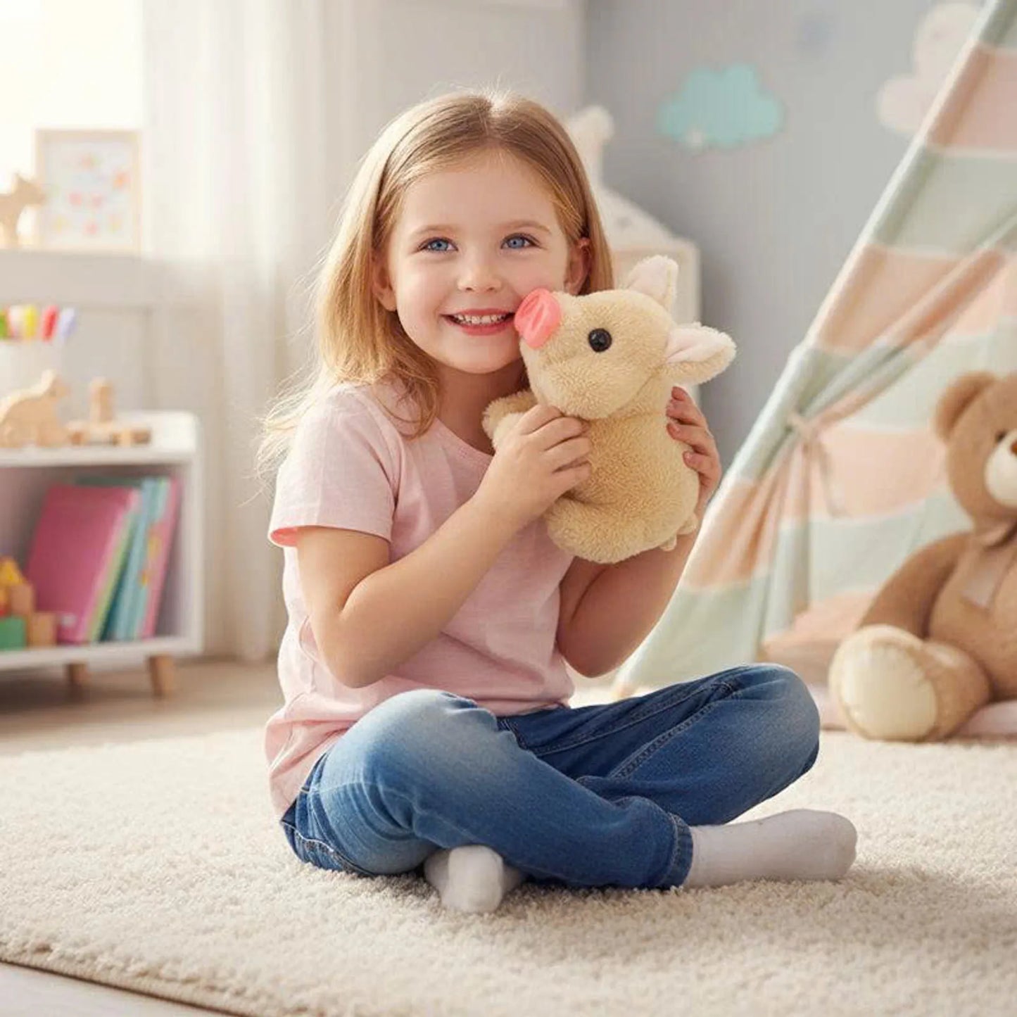 🔥LAST DAY 50% OFF 🎅Christmas Special Offer-Electric Pig Plush Realistic Toy-🎁The finest gift