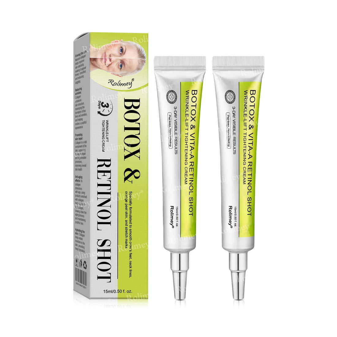 🌟👨‍⚕️Made and shipped from Australia 💫Rolimey® Botox & Vita-A Retinol Shot Wrinkle-Lift Tightening cream - Last Day Promotion 70% OFF