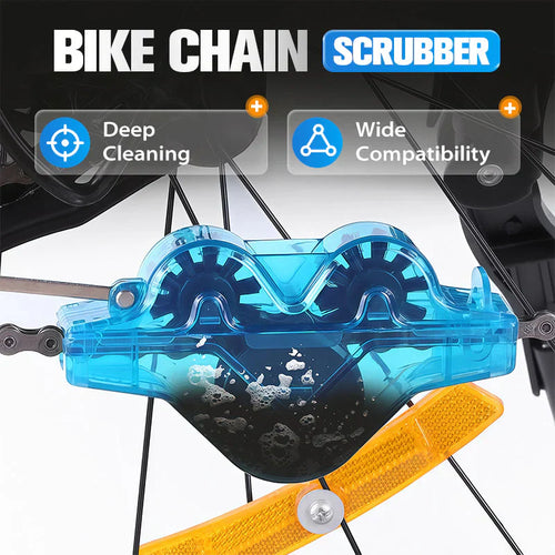 Frog-Shaped Bike Chain Scrubber