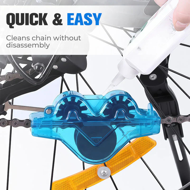 Frog-Shaped Bike Chain Scrubber